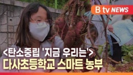 [B tv 대구뉴스]<탄소중립 지금 우리는> 다사초등학교 스마트 농부