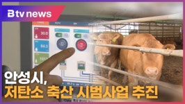 안성시, 저탄소 축산 시범사업 추진 (B tv 기남뉴스)