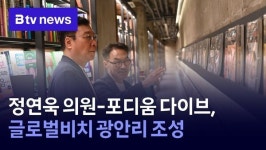 정연욱 의원-포디움 다이브, 글로벌비치 광안리 조성