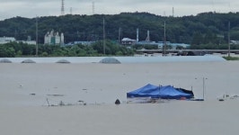 [속보] 이 시각 천안 풍서천·곡교천 합류 지점 상황
