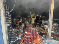 부산 해운대구 대중목욕탕 불…7명 연기 흡입