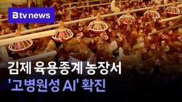 김제 육용종계 농장서 고병원성 AI 확진