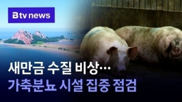 새만금 수질 비상…가축분뇨 시설 집중 점검