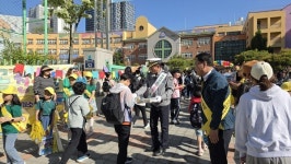 용인 청곡초, 안전한 등굣길 만들어요 캠페인