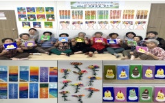 부산서구시니어클럽숨쉬는나무공방숲 | [포토] 서구 동대신1동, '시니어 미술교실' 작품 전시