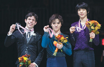 ‘남자 김연아’ 차준환, 그랑프리 동메달