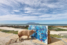 돼지 화가 ‘피그카소’가 그린 바다는 어떤 모습?