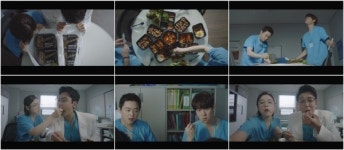 tvN 슬기로운 의사생활 속 하남돼지집 배달삼겹살 먹방 화제