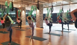 헬로우짐, 플라잉요가 클래스 신설...헬스에 플라잉요가를 더하다