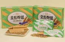 크라운제과, 슈퍼푸드 귀리 넣은 오트하임 선봬