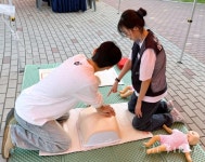 인천성모병원, 해맑은어린이집 군인 가족의 날 기념행사서 심폐소생술 교육