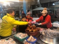 가스안전교육원장, 여수 진남시장서 가스안전 홍보
