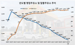 16년째 감소 중인 주유소…정부 상표 알뜰주유소만 성장 중