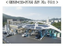 태양광 발전 주유소, ESS로 저장·전기차 충전 가능해져