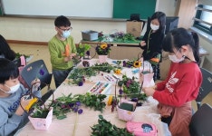 용머리초등학교, 원예치료 집단상담으로 마음 스트레칭