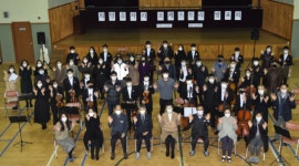 청구중학교, 코로나 19극복을 염원 희망음자리 청소년오케스트라 연주회를 개최
