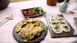 [한국인의 밥상] 화순 송단마을 복조리, 숭채만두·변씨만두, 순창 백일주 가족의 도소주 설날-복을 담은 밥상