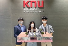 경북대학교 융합학부 학부생 박신우·하수정 씨, 한국로봇종합학술대회 RED Show 최우수상 수상