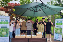 강원대학교 농대미래전문농업경영인과정사업단, 하니원 멜론 판매 현장실습교육 실시