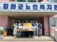 심상범·곽동근·석세희 강사, 강화군노인복지관에 치킨 나눔 및 라나쇼 시즌2 개최
