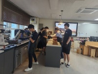 유성고등학교 특수교육 대상 학생 전원 바리스타 자격 취득 