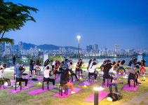 강남구, 삼성해맞이공원에서 강남유닉투어 별빛요가 진행