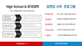 화정파고다영어·수학학원, 예비 중·고등부 1~3 대상 '영어 내신 및 입시반', '김앤김 수학 완벽 대비반' 모집