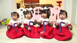 [인간극장] 헤쳐 모여, 네쌍둥이 육아 김정화·홍광기 부부와 부모님 함께여서 행복