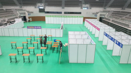 포항시, 남부 실내체육관에 화이자 백신 접종센터 설치