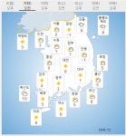 [오늘날씨]절기상 대설(大雪)이지만 강원산간만 1~3cm 눈 조금, 평년보다 3~7도 높아 포근하나 일교차 10~15도