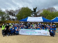 DGB금융 패밀리봉사단, 신천둔치 동산 조성에 힘 보태 대구의 명소 되길~