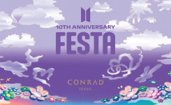 [호텔 & 레저]콘래드 서울 방탄소년단 10주년 콜라보, 노랑풍선X이스타항공, 서울드래곤시티 보양식보