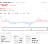 팔란티어, 0.22% 오른 189.60달러에 마감