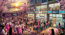 벚꽃 특수 터졌다…CU·GS25·세븐일레븐, 매출 최대 3배 급증