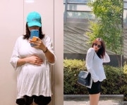 애프터스쿨 출신 정아, 31주차 만삭 근황