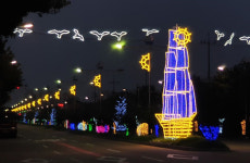 평택항 국제여객터미널 경관조명 설치