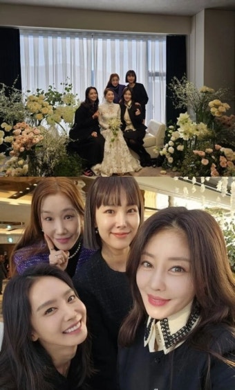 서인영 결혼식 참석한 쥬얼리 멤버들