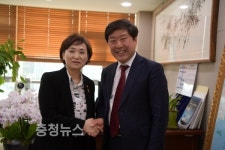 논산시장, 김현미 장관 만나 지역현안 지원요청