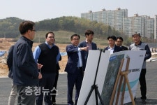 최홍묵 계룡시장, 계룡대실지구 내 이케아 예정부지 현장방문