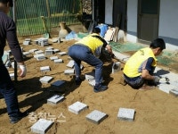 공주시, 햇살가득 마당뜰 고르기 1호점 완공