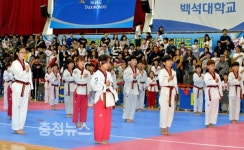 제6회 백석대학교 총장배 전국태권도대회 성황