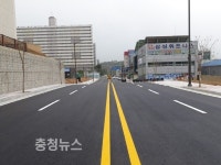 공주시, 도시계획도로 2개소 개통