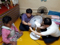 아산 간부공무원, 찾아가는 복지상담