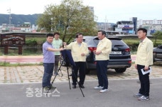 보령수중건설(주) | 김동일 보령시장, 태풍'솔릭' 대비 주요시설 현장점검