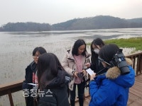 세종 한솔고, 금강 사는 철새여행 떠나요!