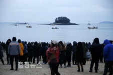 태안군 연포 해맞이, 기해년 새해 밝았다!