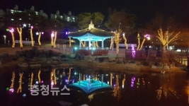 빛으로 수놓은 동춘당공원낭만 산책 어때요?