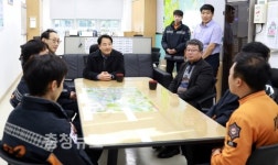 상병헌 세종시의회 교육안전위원장, 보람동 119안전센터 방문