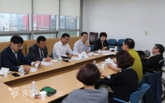 천안시의회 건교위, 교통약자이동지원센터와 간담회