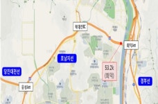 호남고속도로지선 53.2k(회덕방향) 회덕JC 부근 일시 교통전면통제